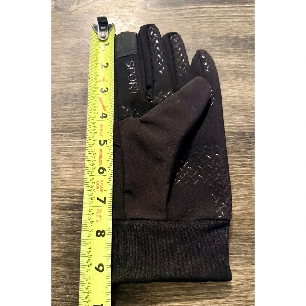 Alani Nu Athletic Gloves Excellent Black Touchscreen Silicone Grip Sport